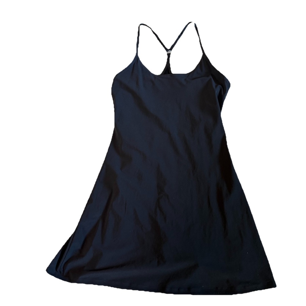 Outdoor Voices Womens Size Small Black Racerback Dress Athletic Gym Tennis